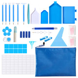 Diamond Painting Easy Tool Set Blue Kit With LED Pen