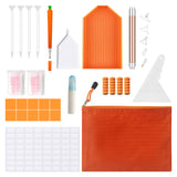 Diamond Painting Easy Tool Set Orange Kit With Cute Carrot Pen Tool