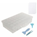 Diamond Painting Storage Box with 32 Slots Rectangle Bottles