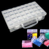 Diamond Painting Storage Box with 32 Slots Rectangle Bottles