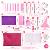 Diamond Painting Easy Tool Set Pink Kit With LED Pen, Flamingo Pen Tool