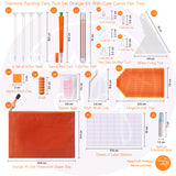 Diamond Painting Easy Tool Set Orange Kit With Cute Carrot Pen Tool