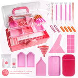 Portable All-in-One Diamond Painting Accessory Set-Pink
