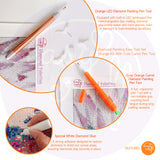 Diamond Painting Easy Tool Set Orange Kit With Cute Carrot Pen Tool