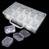 Diamond Painting Storage Box with 20 Slots Round Bottles