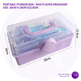 Portable All-in-One Diamond Painting Accessory Set-Purple