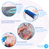 Diamond Painting Easy Tool Set Blue Kit With LED Pen