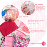 Diamond Painting Easy Tool Set Pink Kit With LED Pen, Flamingo Pen Tool