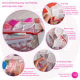 Diamond Painting Easy Tool Pink Set with 13pcs Pen Tools