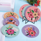 Easy Craft 8pcs Diamond Painting Coaster DIY Kit