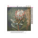 Easy Craft Diamond Painting DIY Kit, 30x30cm- Protea (New Tool Set)