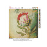 Easy Craft Diamond Painting DIY Kit, 30x30cm- Protea (New Tool Set)