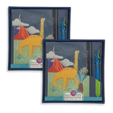 BULK SALE - Diamond Painting Kid’s DIY Gift Kit, Notebook with 10 Colours Pen Set - Dino
