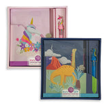BULK SALE - Diamond Painting Kid’s DIY Gift Kit, Notebook with 10 Colours Pen Set - Dino & Unicorn