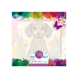 Easy Craft Paint by Number Kids DIY Kit, 20x20cm - Dogs