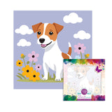 Easy Craft Paint by Number Kids DIY Kit, 20x20cm - Dogs