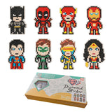 Diamond Painting Refrigerator Magnet - Super Heros B003