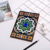 Easy Craft 5D Special Shape Rhinestone Notebook - Mandalas 04