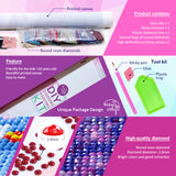 Easy Craft Diamond Painting DIY Kit, 30x30cm- Hot Coffee