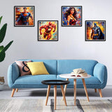 Easy Craft Diamond Painting DIY Kit, 30x30cm- Super Hero