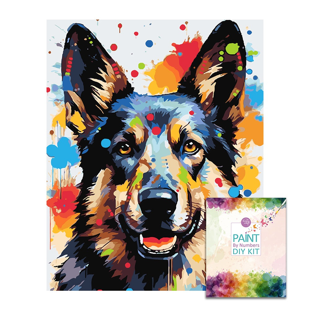 Paint by numbers shops german shepherd