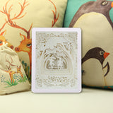 DIY 3D Paper Cutting Light Box, ABS Frame (White) - Lovely Childhood