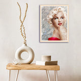 Diamond Painting DIY Kit,Full Drill, 40x30cm- Marilyn Monroe