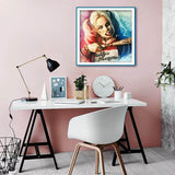 Diamond Painting DIY Kit,Full Drill, 40x40cm- Harley Quinn