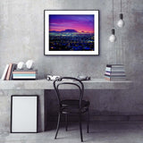 Diamond Painting DIY Kit,Full Drill, 50x40cm- Night View of Table Mountain (New Tool Set)