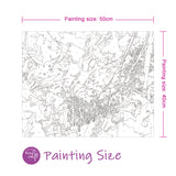 Box damage sale, limited quantity -- Easy Craft Paint by Number DIY Kit, 50x40cm- Colorful Childhood Teenage - Teenage