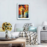 Diamond Painting DIY Kit,Full Drill, 40x30cm- Lover in Park