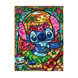 Diamond Painting DIY Kit,Full Drill, 40x30cm- Stained Glass Stitch (New Tool Set)