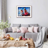 Diamond Painting DIY Kit,Full Drill, 40x30cm- Best Friend