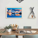 Diamond Painting DIY Kit,Full Drill, 60x40cm- Table Mountain/V&A Waterfront