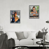 Diamond Painting DIY Kit,Full Drill, 40x30cm- Lifestyle: Doing Yoga