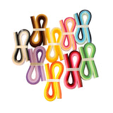 Series Quilling Paper Strips - 9 Packs, Available for Individual Sale! 5 mm in width, 390mm in length