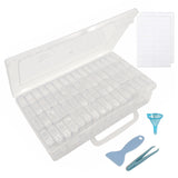 Diamond Painting Storage Box with 64 Slots Rectangle Bottles