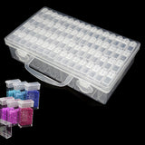 Diamond Painting Storage Box with 64 Slots Rectangle Bottles