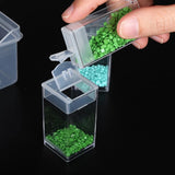 Diamond Painting Storage Box with 64 Slots Rectangle Bottles