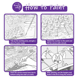 Easy Craft Paint by Number DIY Kit, 50x40cm- Beauty with Flowers