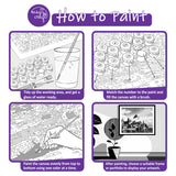 Easy Craft Paint by Number DIY Kit, 40x30cm- POP ART