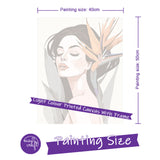 Easy Craft Paint by Number DIY Kit, 50x40cm- Beauty with Flowers