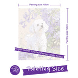 Easy Craft Paint by Number DIY Kit, 50x40cm- Dog Series 03