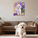 Easy Craft Paint by Number DIY Kit, 50x40cm- Dog Series 03