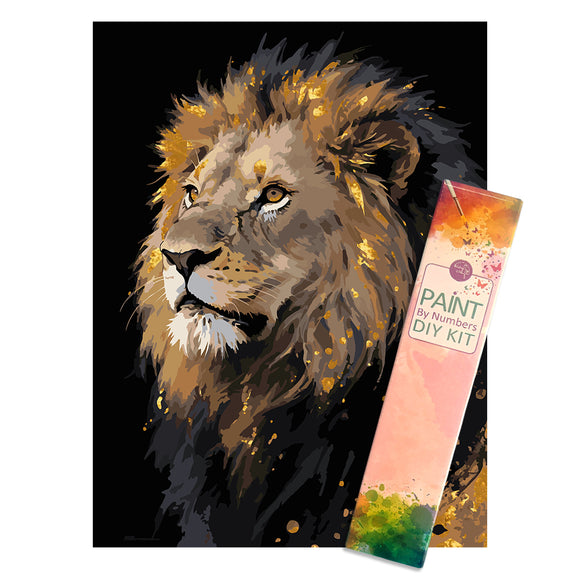 Easy Craft Paint by Number DIY Kit, 40x30cm- Big Five Series