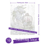 Easy Craft Paint by Number DIY Kit, 50x40cm- Bonsai Succulent