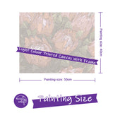 Easy Craft Paint by Number DIY Kit, 50x40cm- Beautiful Proteas Red