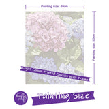 Easy Craft Paint by Number DIY Kit, 50x40cm- Flower/Hydrangea Macrophylla