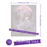 Easy Craft Paint by Number DIY Kit, 50x40cm- Marine Life Jellyfish