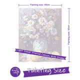 Easy Craft Paint by Number DIY Kit, 50x40cm- Vase of Flowers Daisy 117